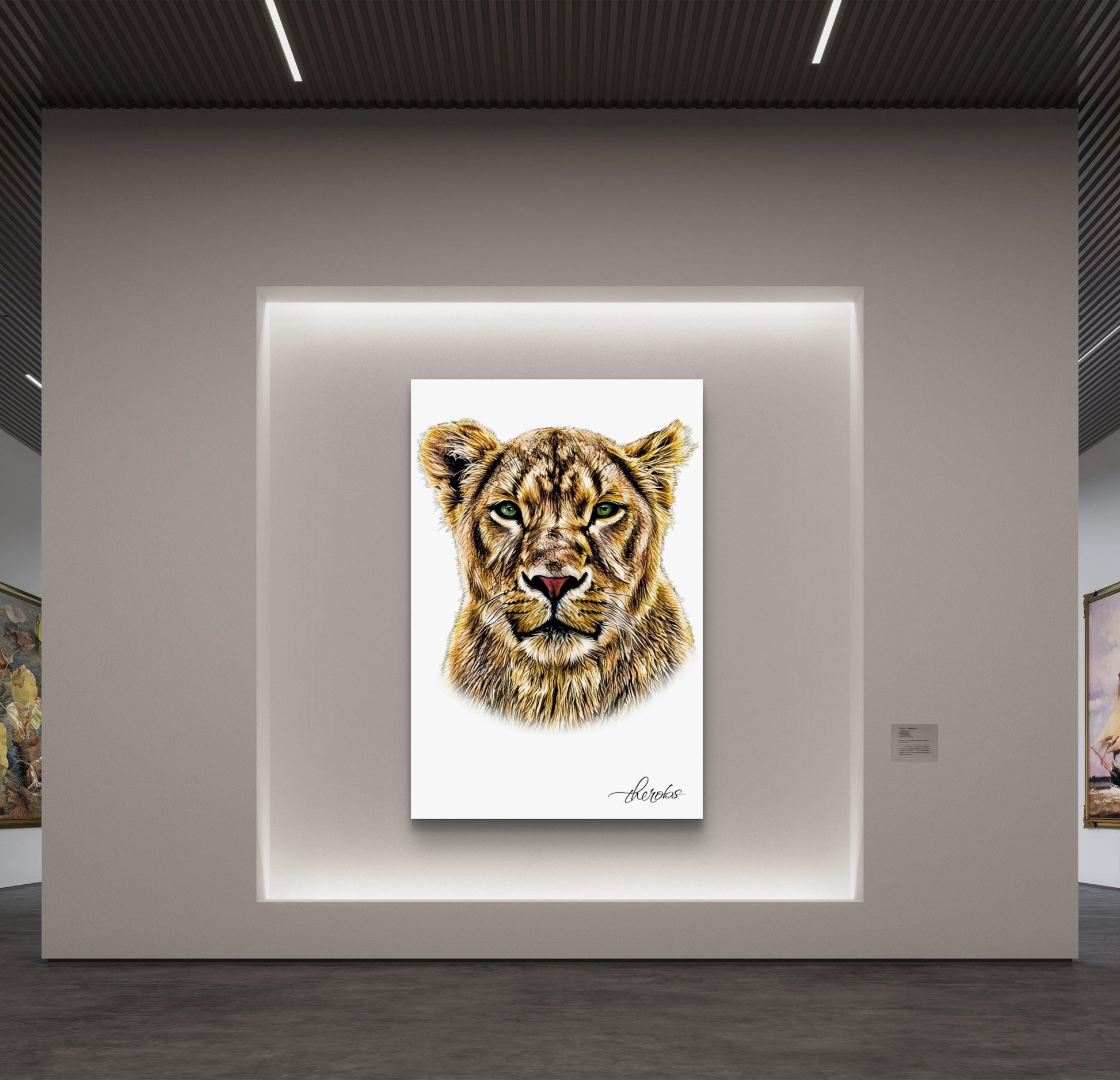Lioness Fine Art Poster - HD Printing