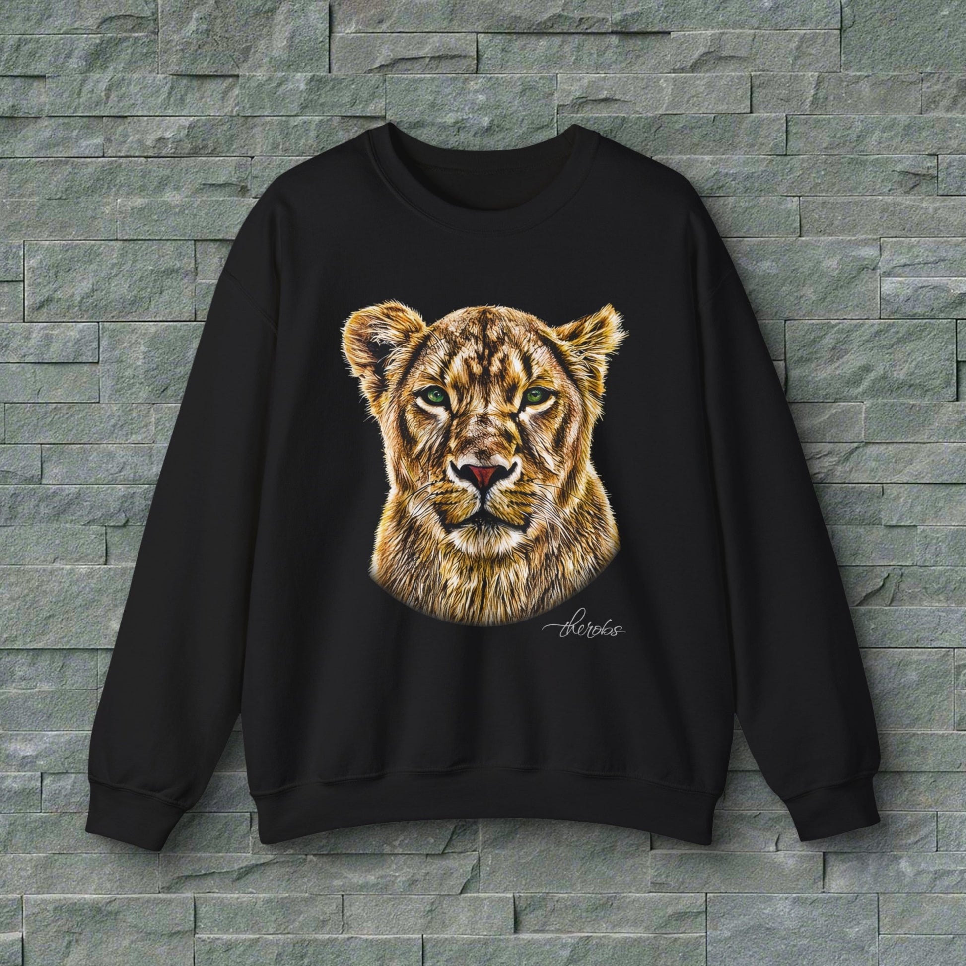 Lioness Heavy Unisex Sweatshirt - HD Printing