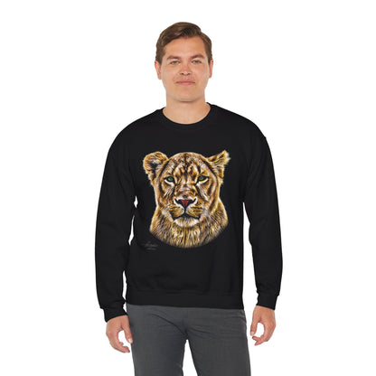Lioness Heavy Unisex Sweatshirt - HD Printing