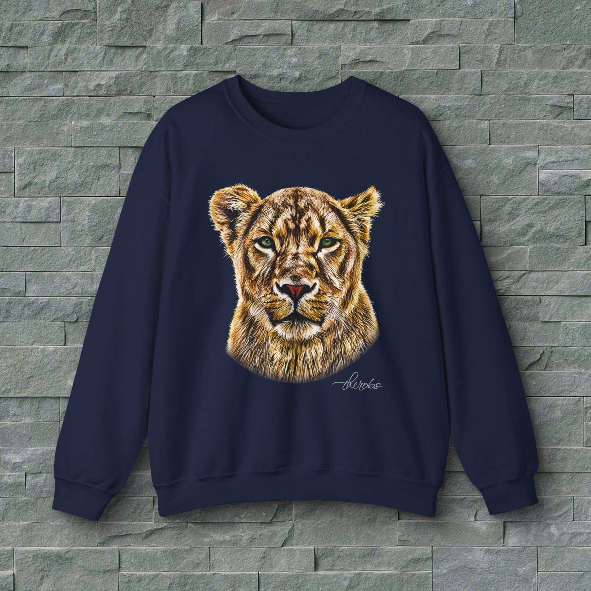 Lioness Heavy Unisex Sweatshirt - HD Printing