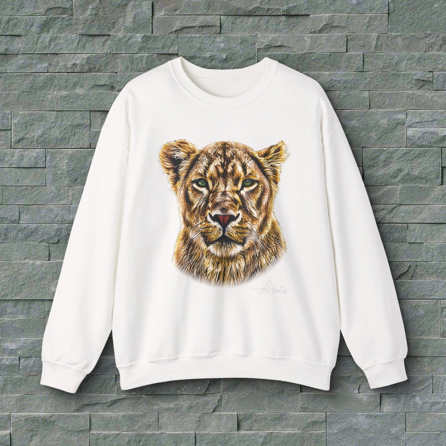 Lioness Heavy Unisex Sweatshirt - HD Printing