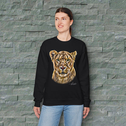 Lioness Heavy Unisex Sweatshirt - HD Printing