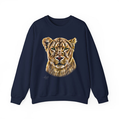 Lioness Heavy Unisex Sweatshirt - HD Printing