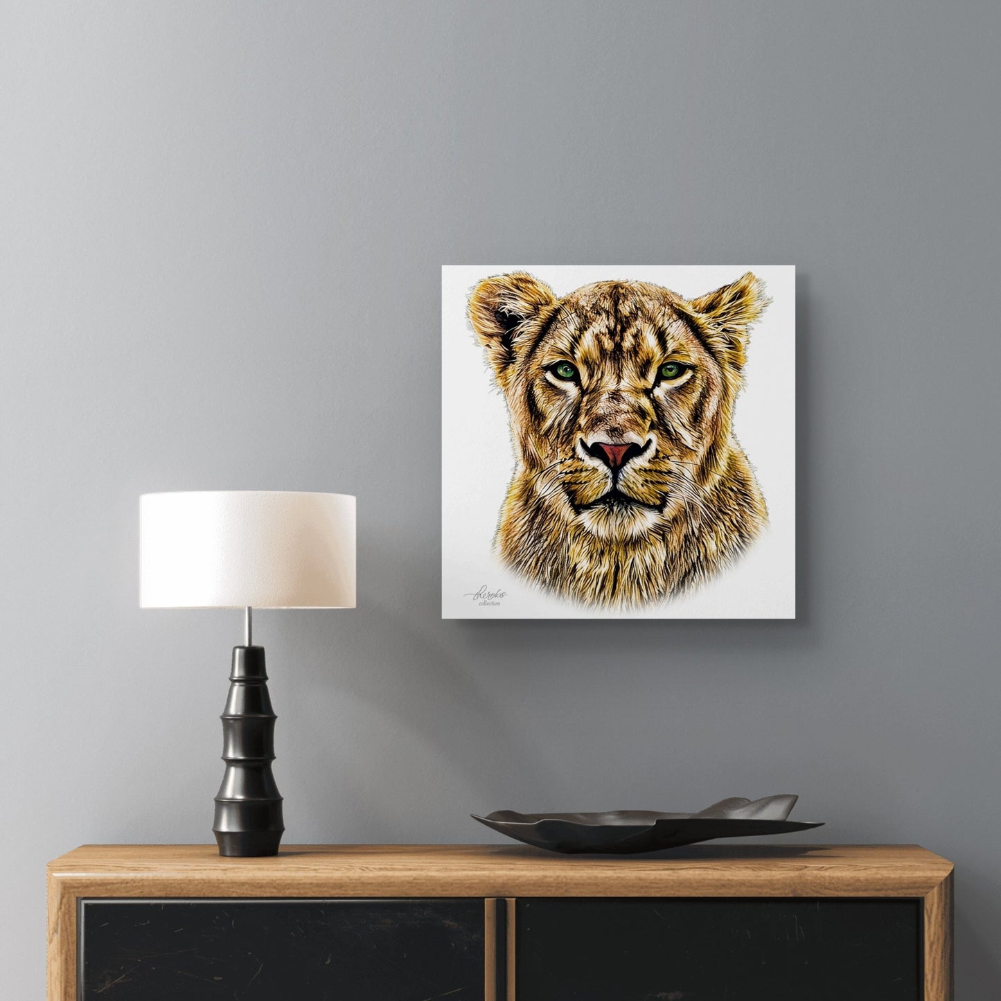 Lioness Indoor & Outdoor HD Silk Poster - HD Printing