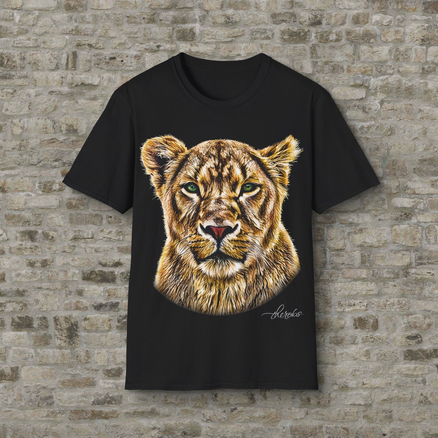 Lioness Unisex Cotton T-Shirt - HD Printing