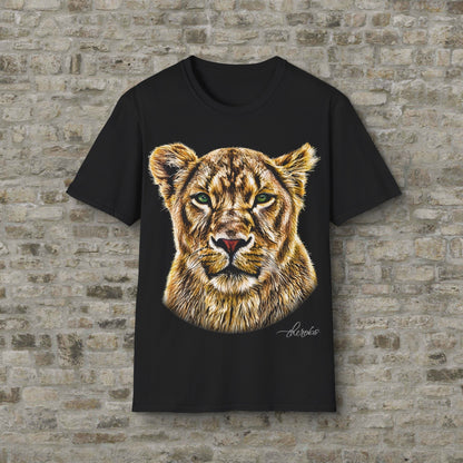 Lioness Unisex Cotton T-Shirt - HD Printing
