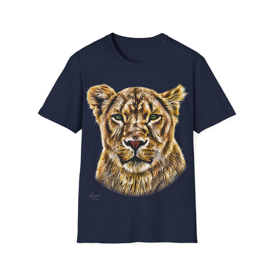 Lioness Unisex Cotton T-Shirt - HD Printing