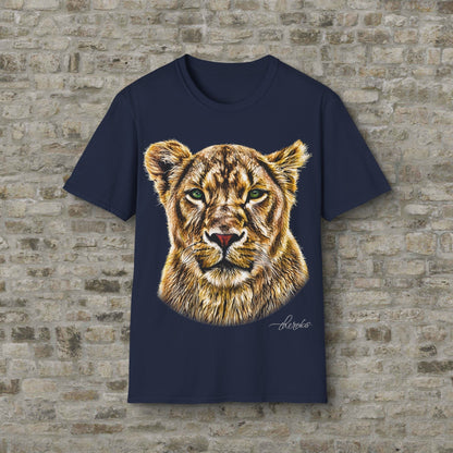 Lioness Unisex Cotton T-Shirt - HD Printing