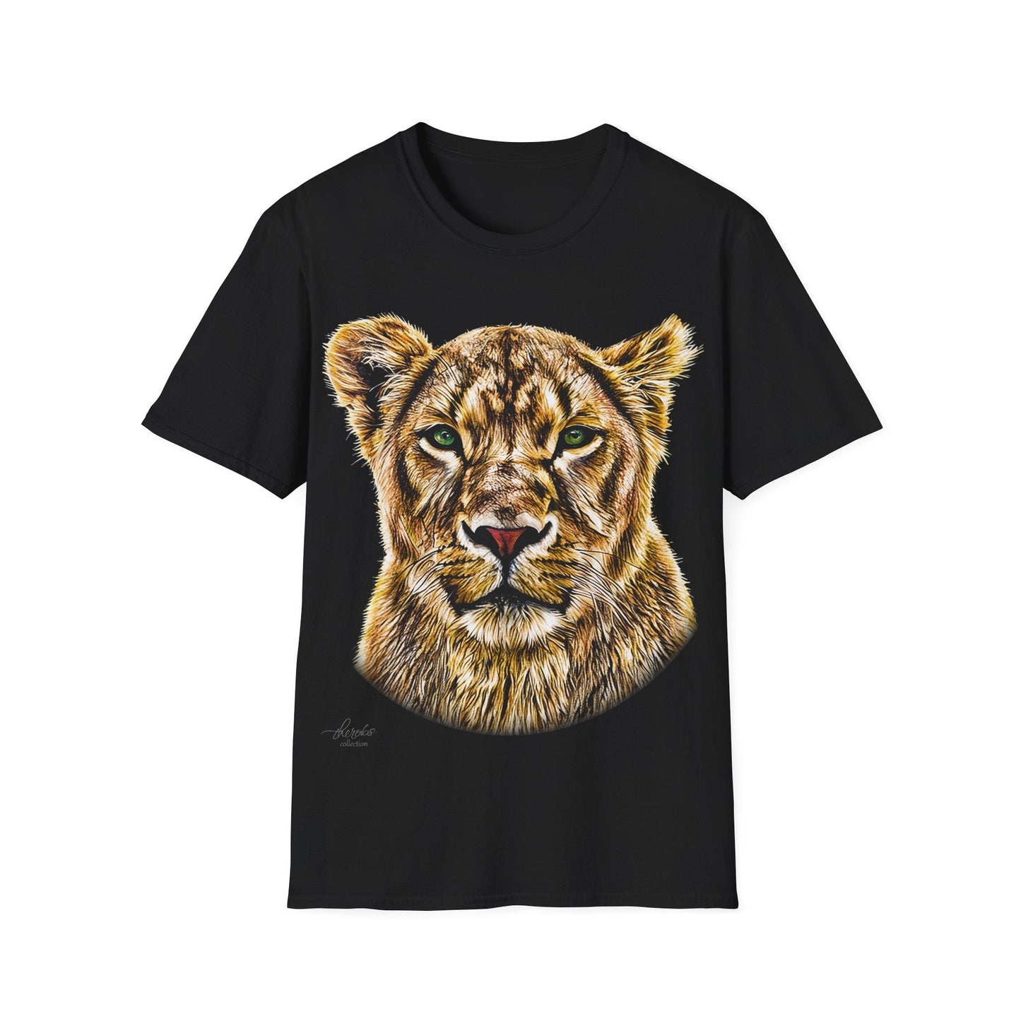 Lioness Unisex Cotton T-Shirt - HD Printing