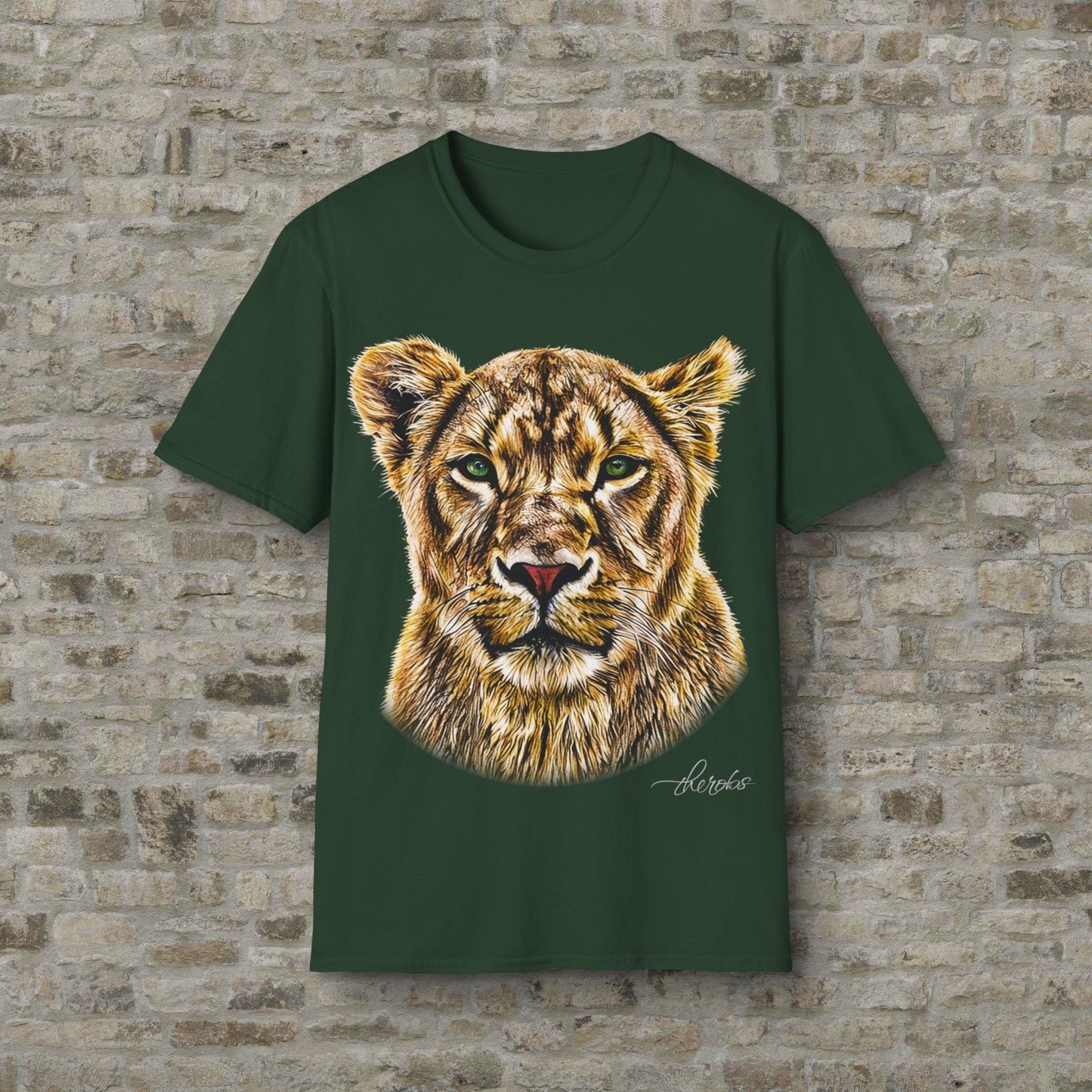 Lioness Unisex Cotton T-Shirt - HD Printing