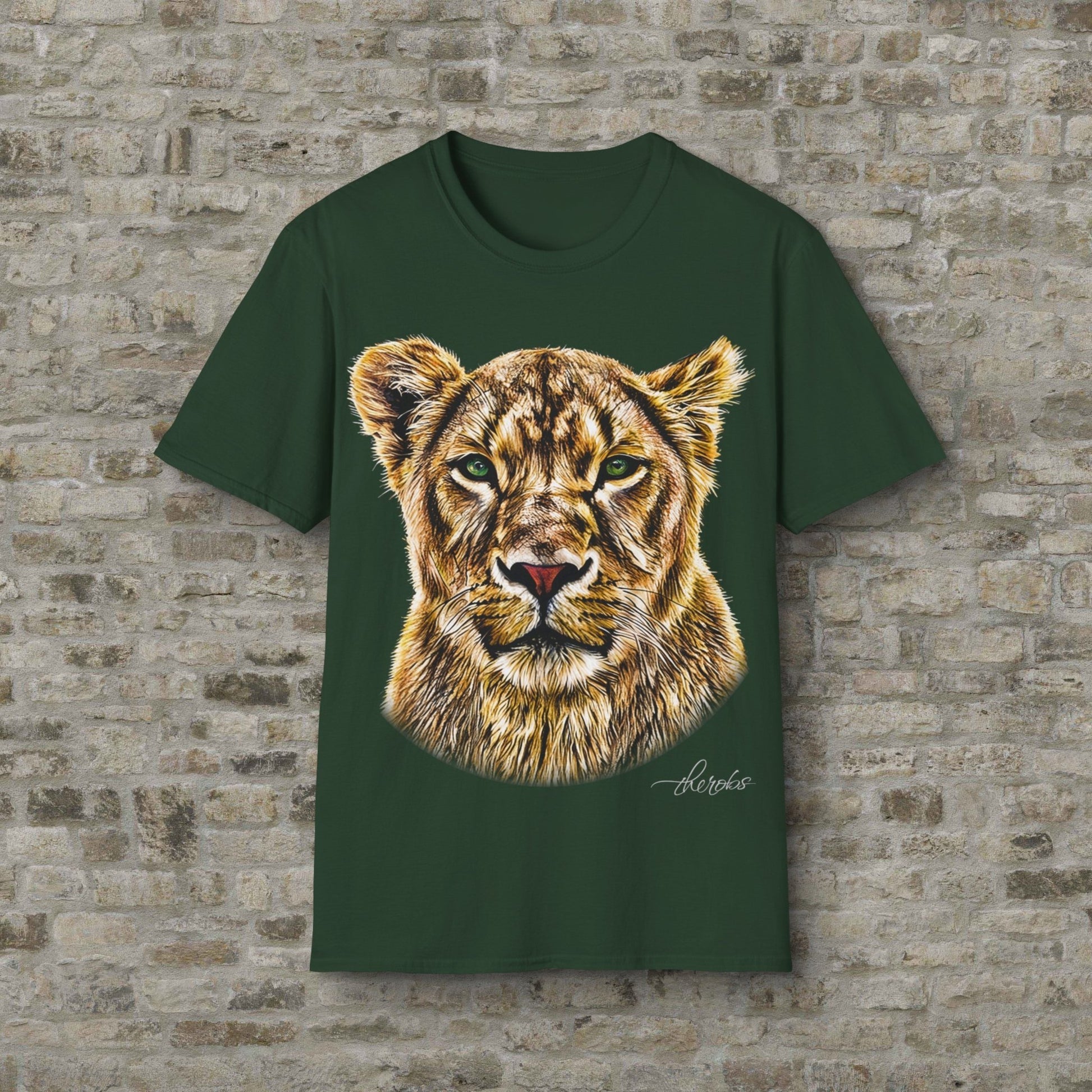 Lioness Unisex Cotton T-Shirt - HD Printing