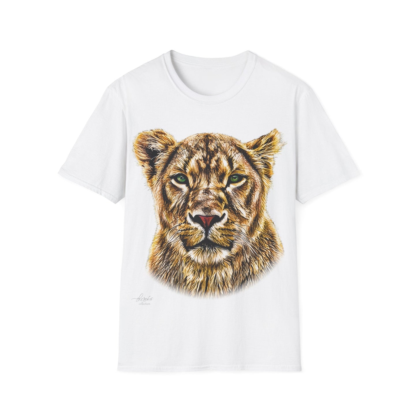 Lioness Unisex Cotton T-Shirt - HD Printing