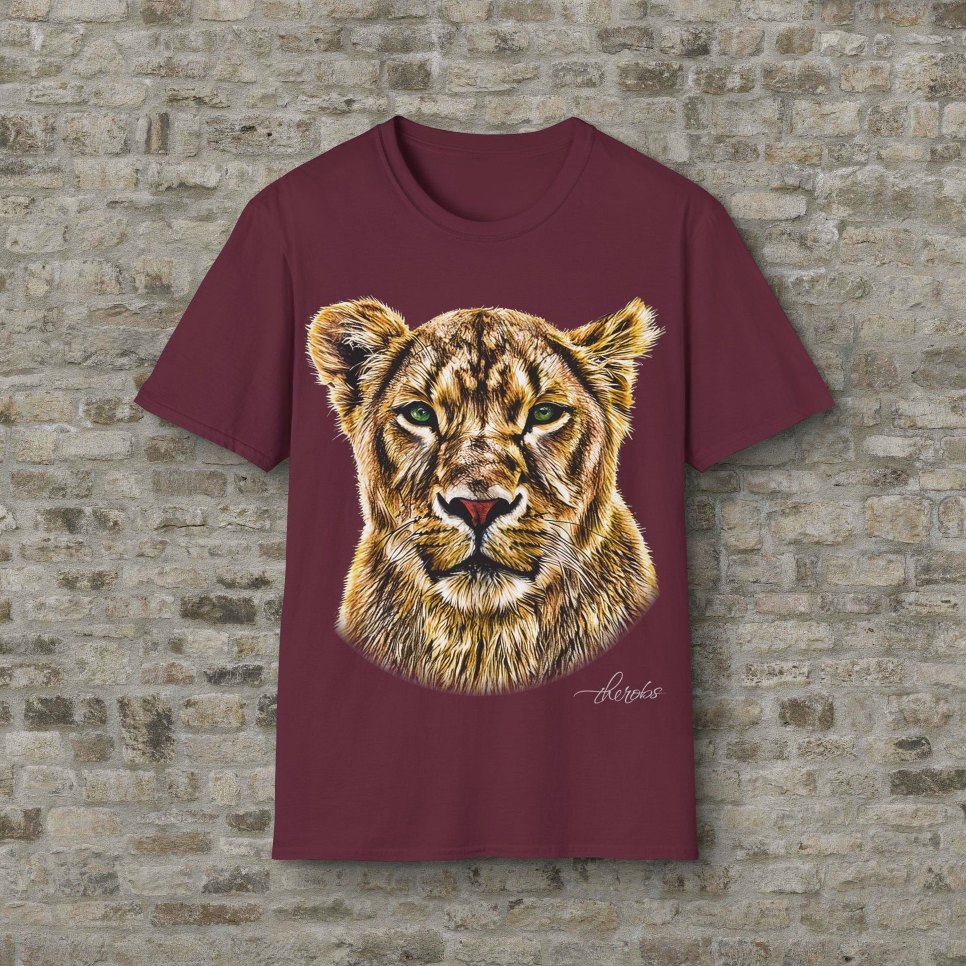 Lioness Unisex Cotton T-Shirt - HD Printing