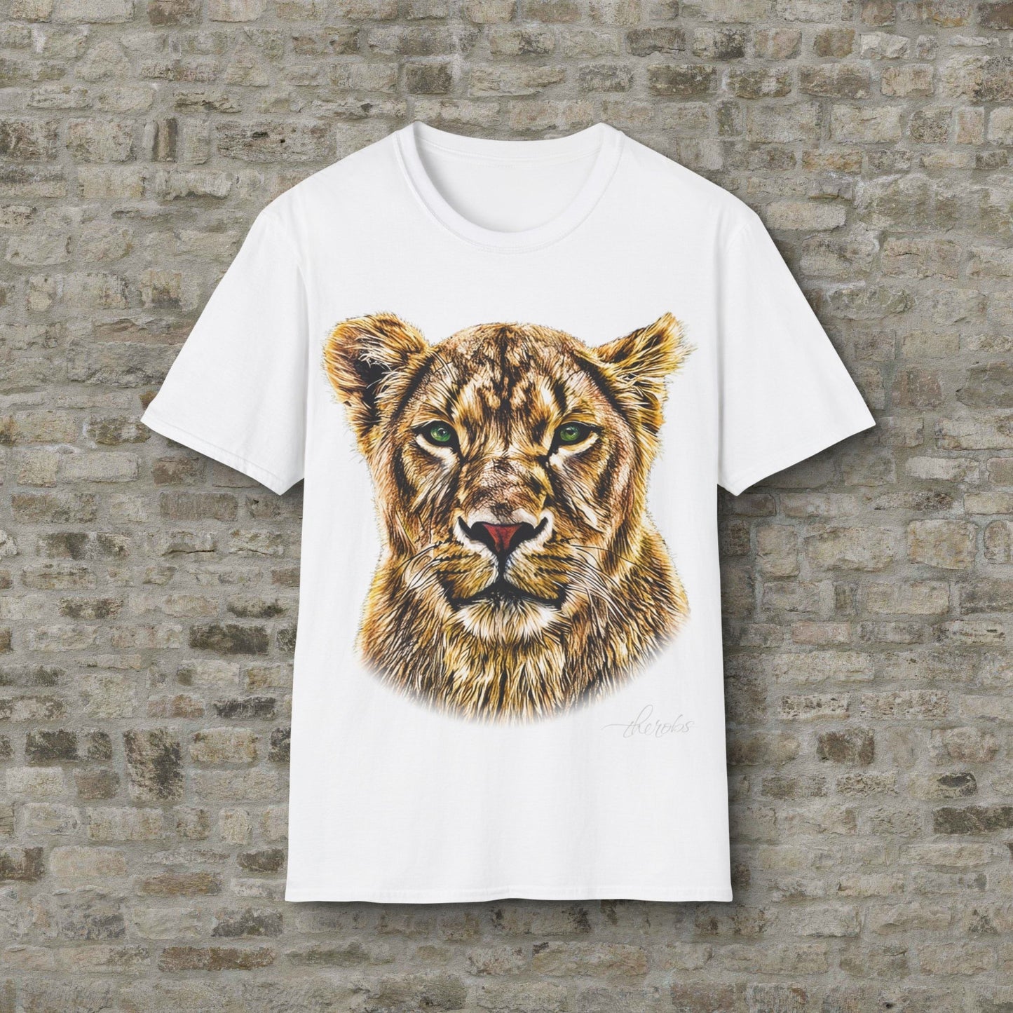 Lioness Unisex Cotton T-Shirt - HD Printing