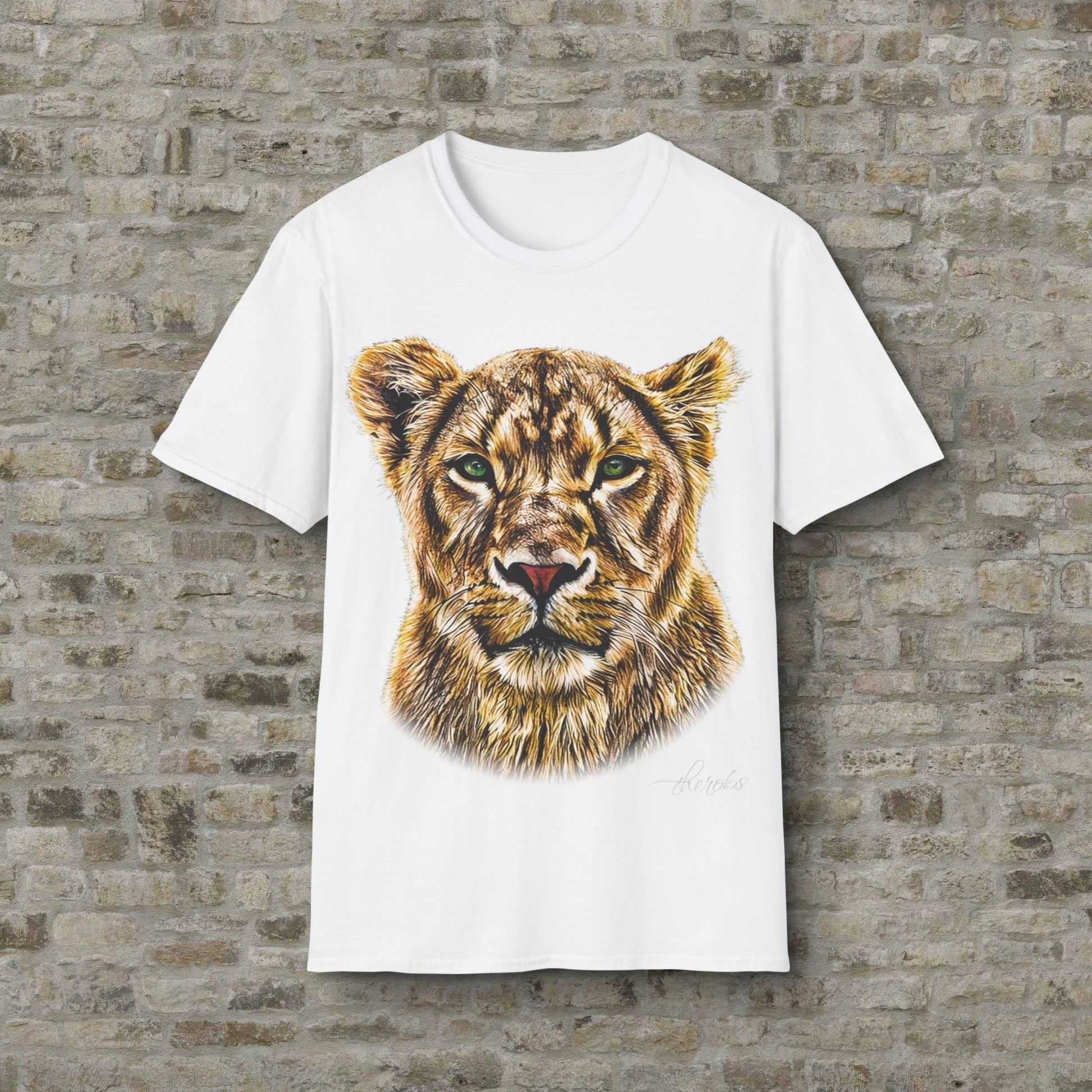 Lioness Unisex Cotton T-Shirt - HD Printing