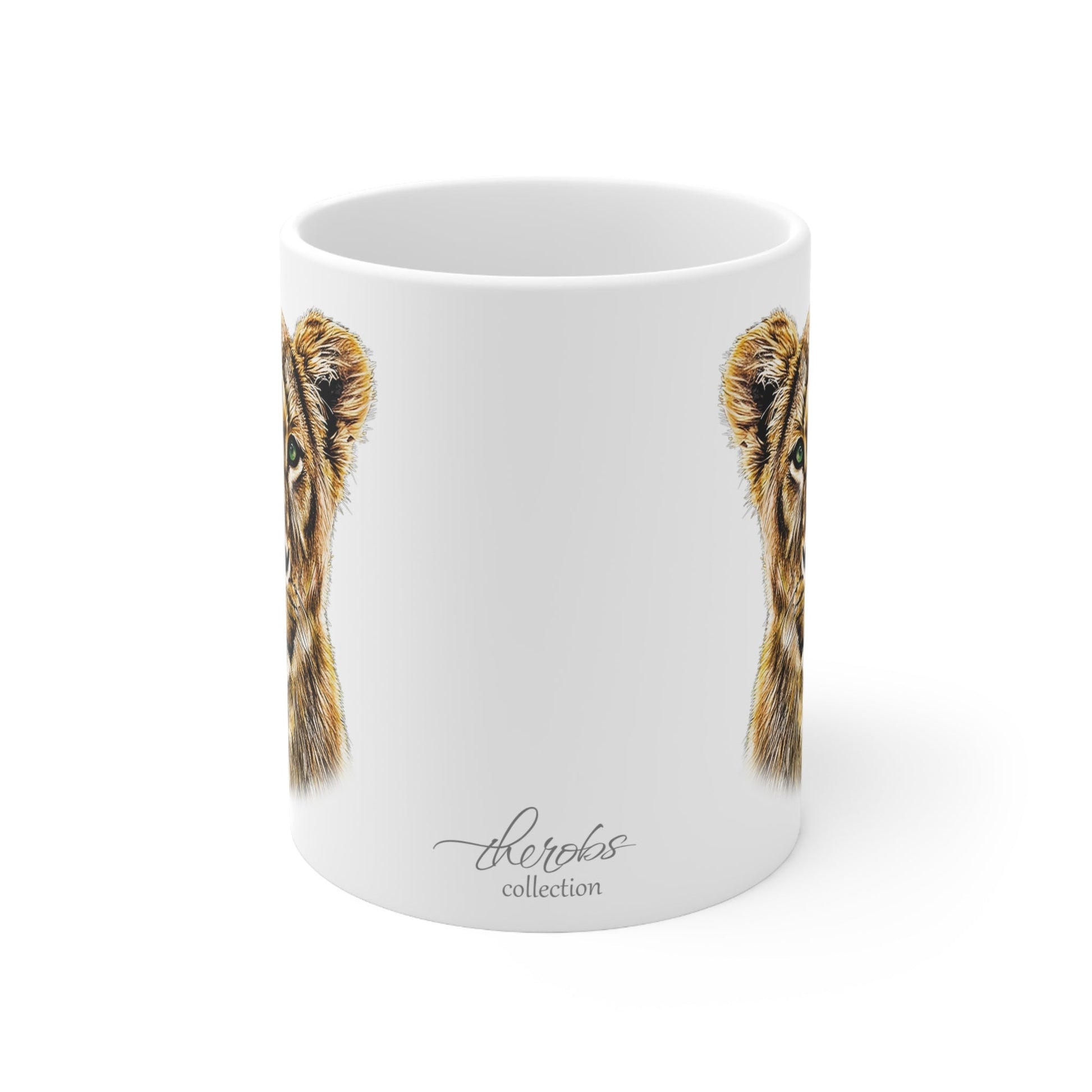 Lioness White Ceramic 11oz Mug - HD Printing