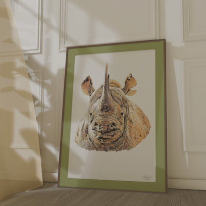 Rhino Indoor & Outdoor HD Silk Poster II