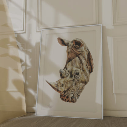 Rhino Indoor & Outdoor HD Silk Poster