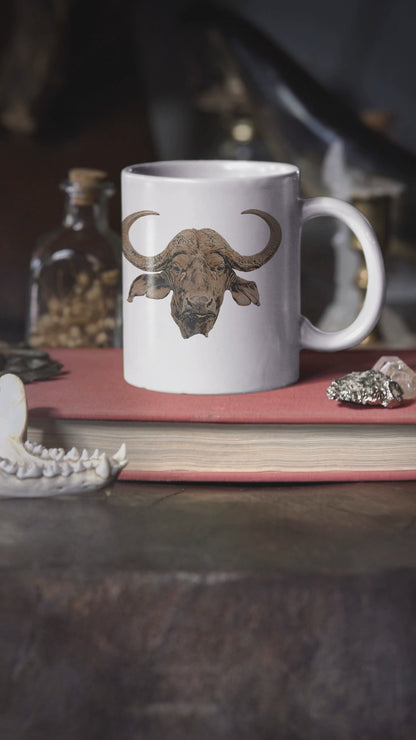 Colour Buffalo White Ceramic 11oz Mug