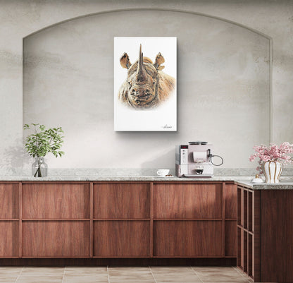 Rhino Canvas Print 2 - HD Printing