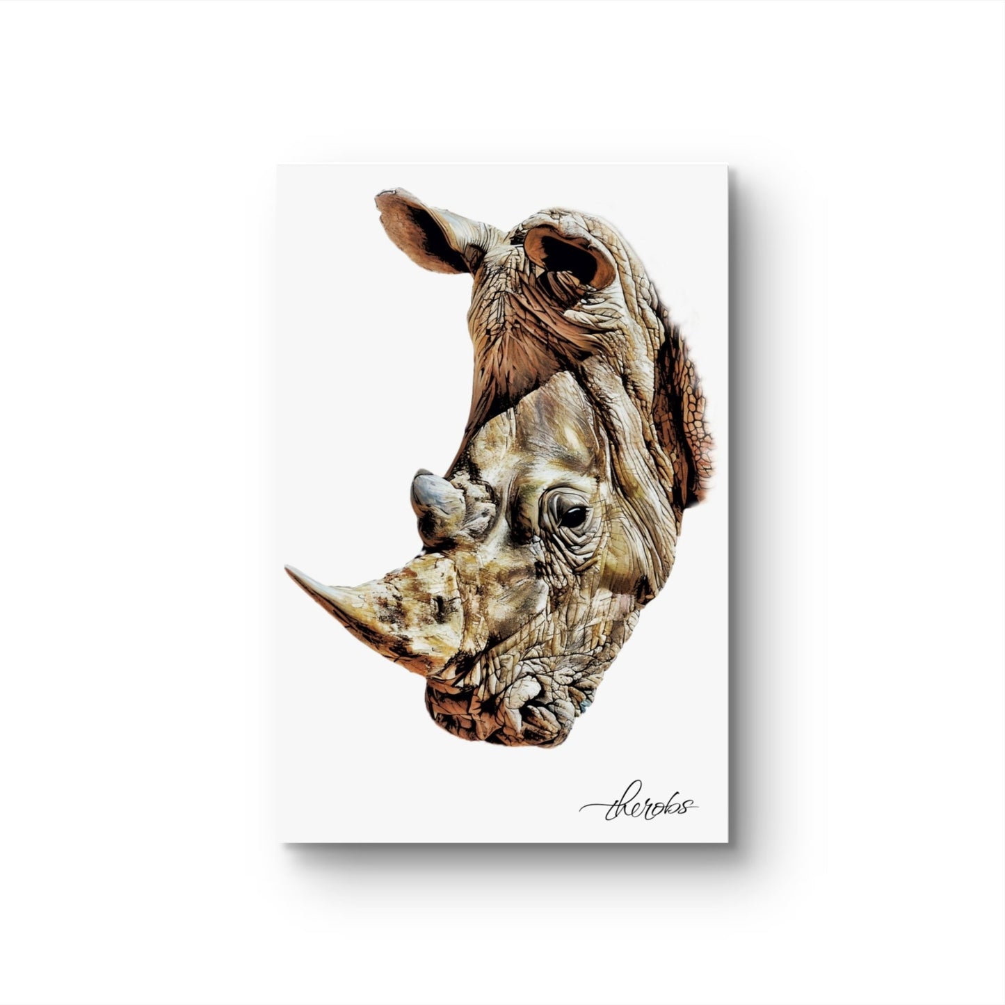 Rhino Canvas Print - HD Printing