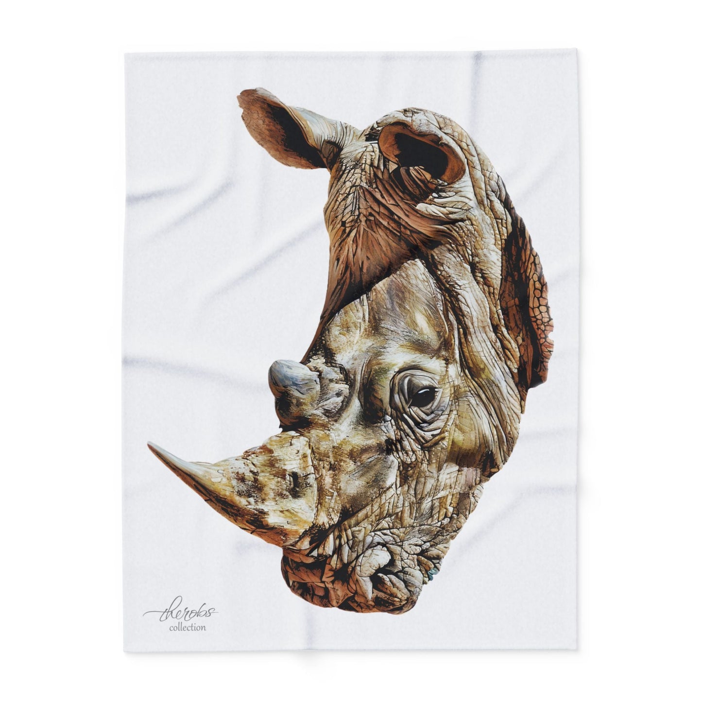 Rhino Cosy Arctic Fleece Blanket - HD Printing