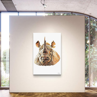 Rhino Fine Art Giclée Matte Poster II - HD Printing