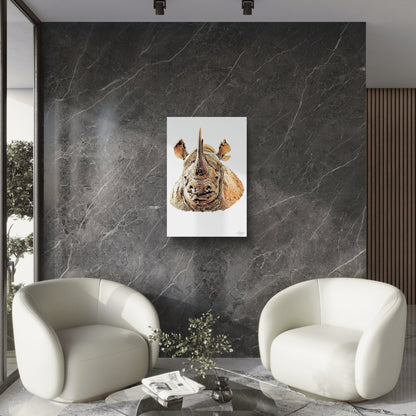 Rhino Fine Art Giclée Matte Poster II - HD Printing