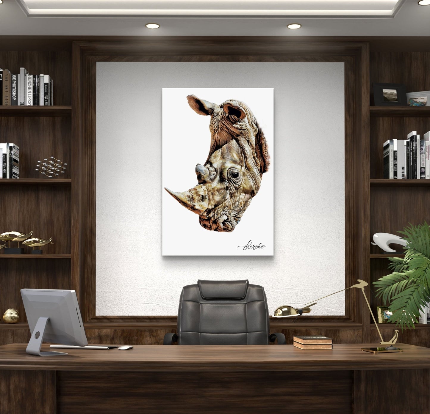 Rhino Fine Art Poster - HD Printing