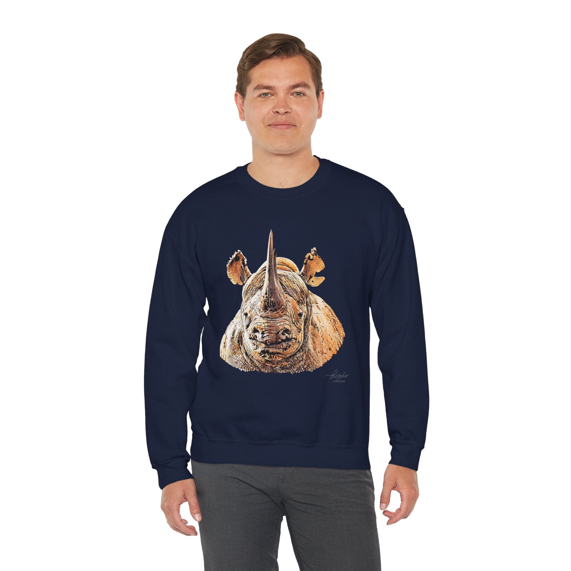 Rhino Heavy Unisex Sweatshirt II - HD Printing
