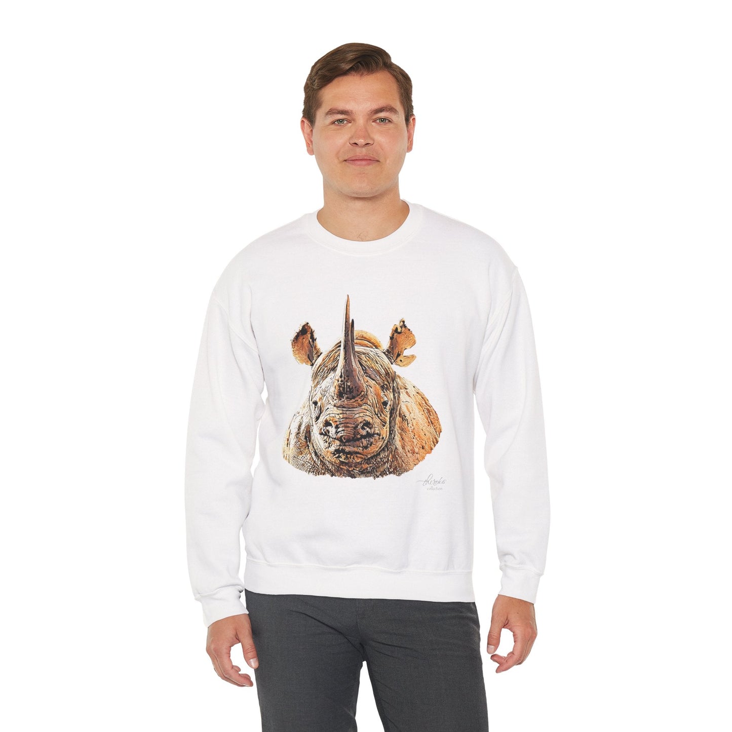 Rhino Heavy Unisex Sweatshirt II - HD Printing