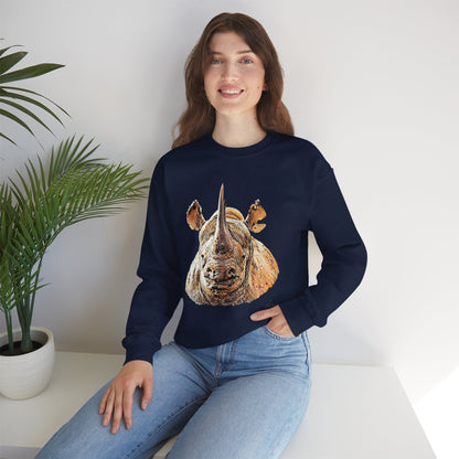Rhino Heavy Unisex Sweatshirt II - HD Printing