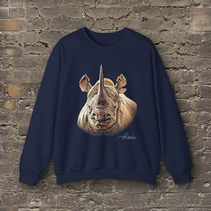 Rhino Heavy Unisex Sweatshirt II - HD Printing