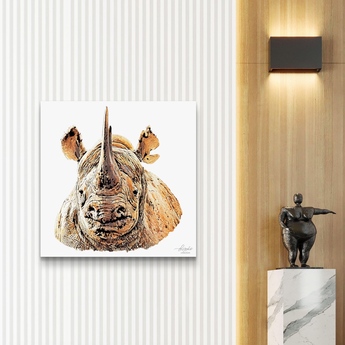 Rhino Indoor & Outdoor HD Silk Poster II - HD Printing