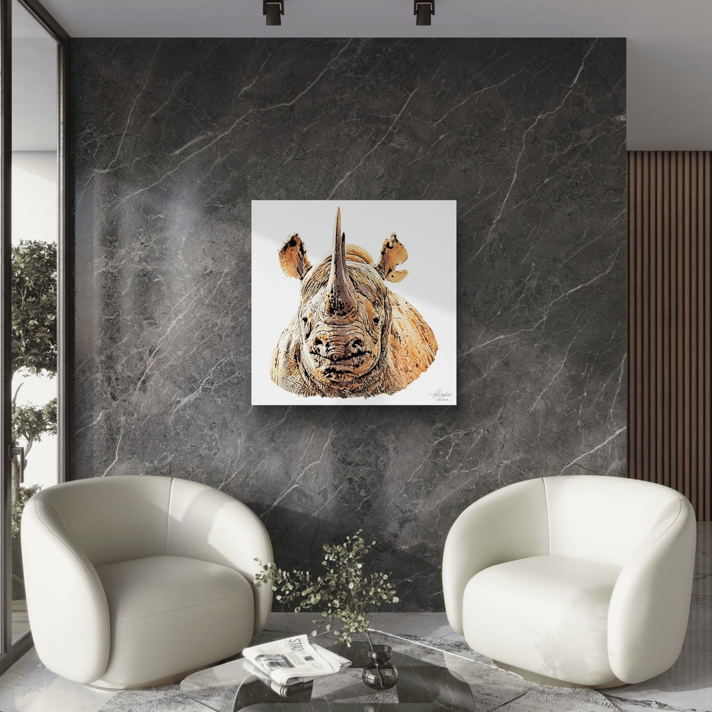 Rhino Indoor & Outdoor HD Silk Poster II - HD Printing