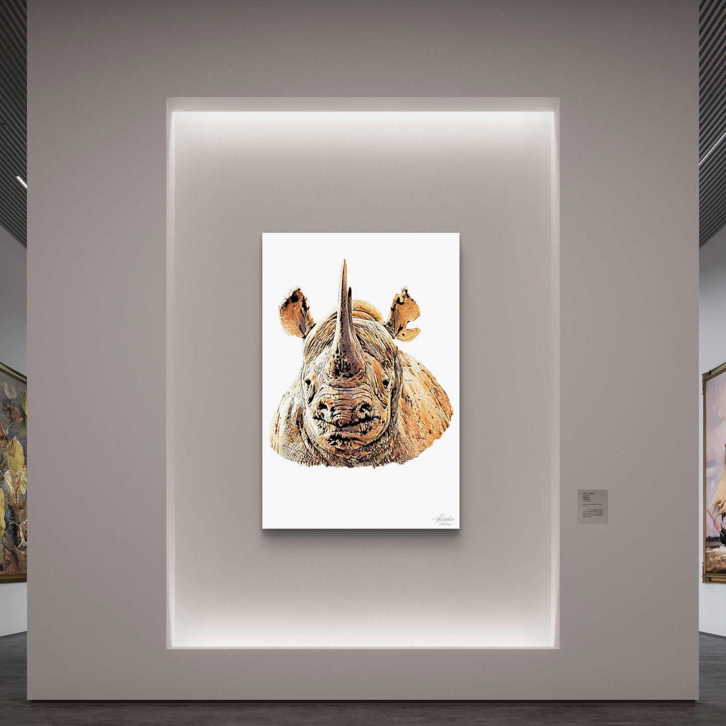 Rhino Indoor & Outdoor HD Silk Poster II - HD Printing