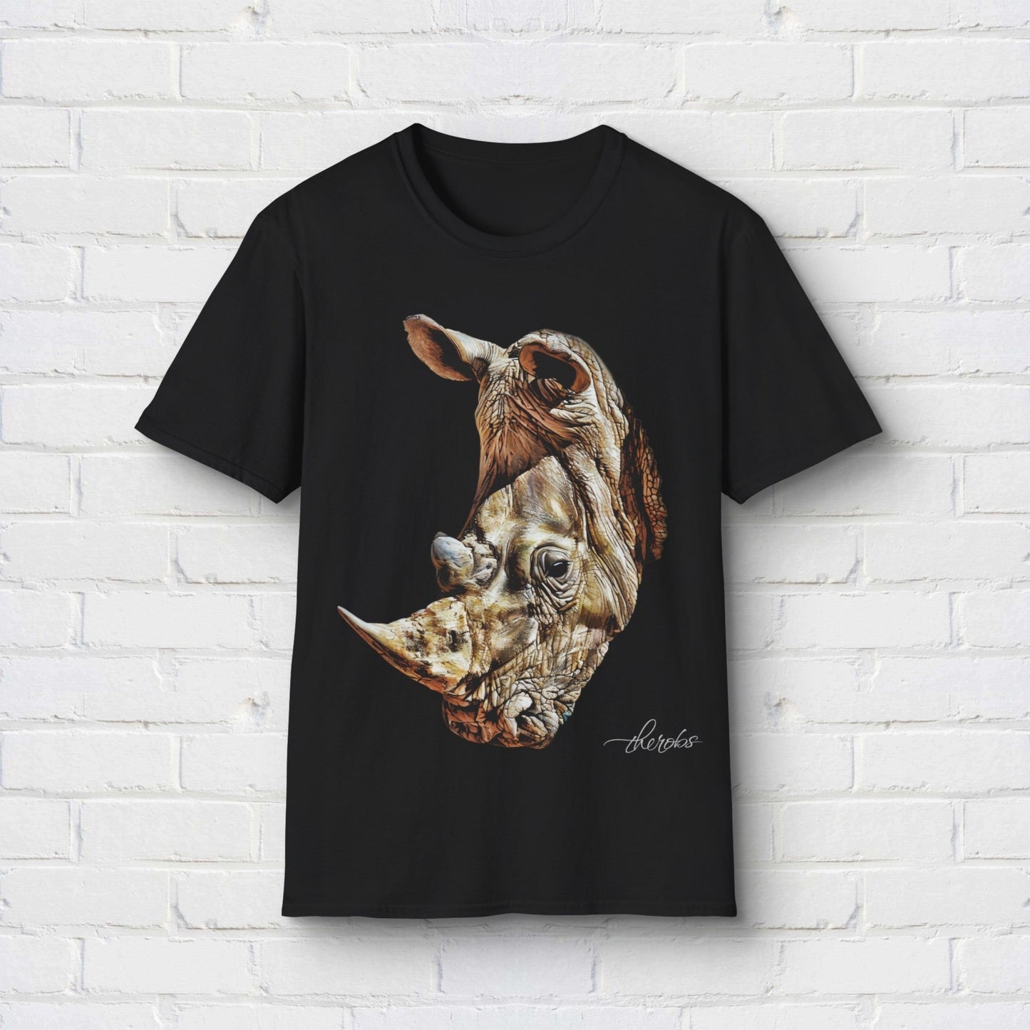 Rhino Unisex Cotton T-Shirt - HD Printing