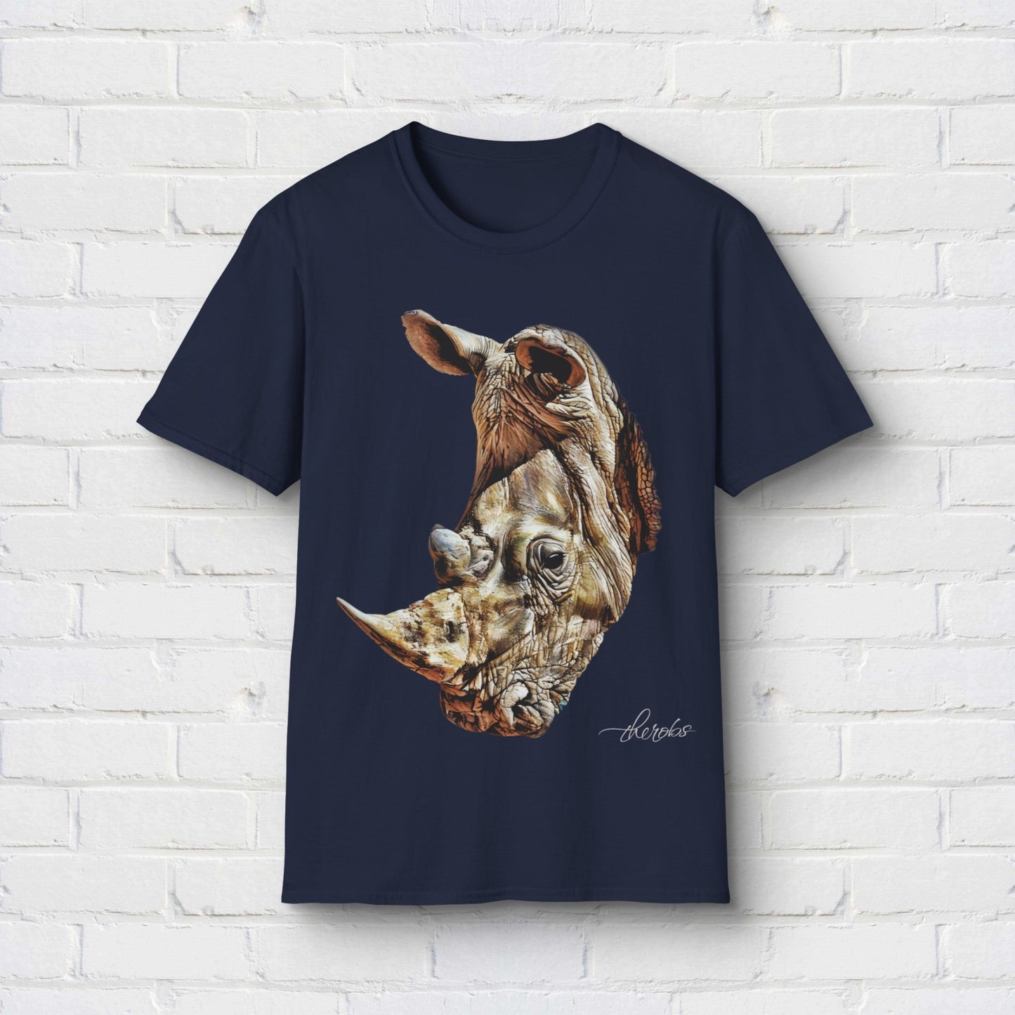 Rhino Unisex Cotton T-Shirt - HD Printing