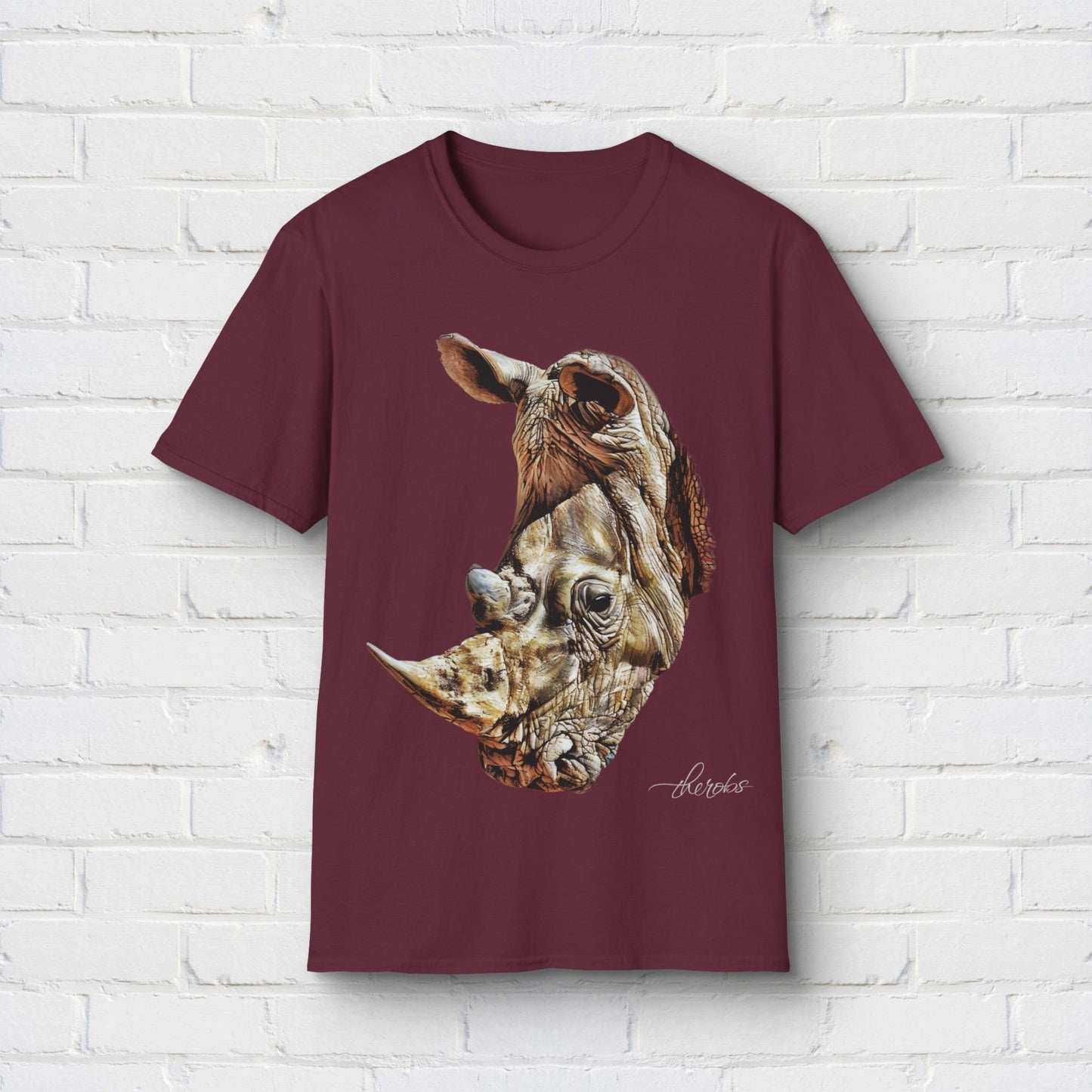Rhino Unisex Cotton T-Shirt - HD Printing