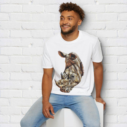 Rhino Unisex Cotton T-Shirt - HD Printing
