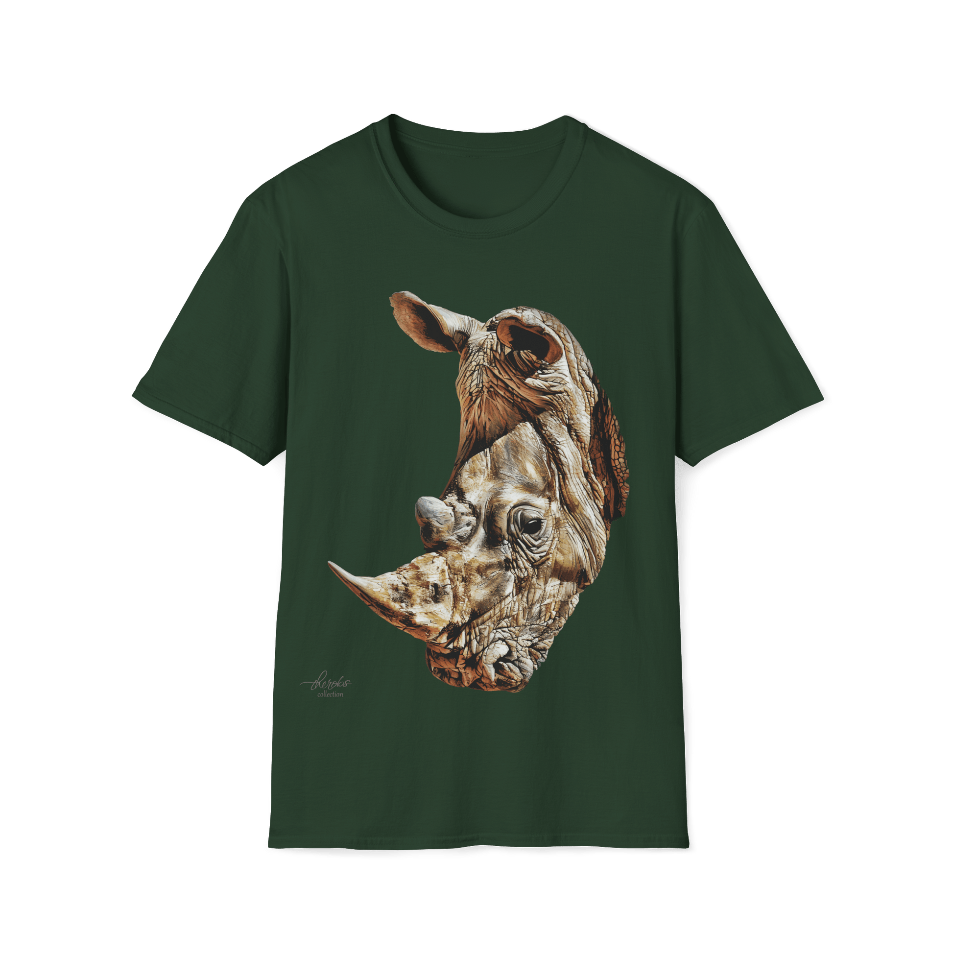 Rhino Unisex Cotton T-Shirt - HD Printing