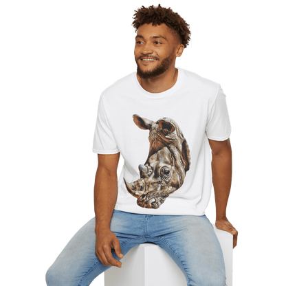 Rhino Unisex Cotton T-Shirt - HD Printing