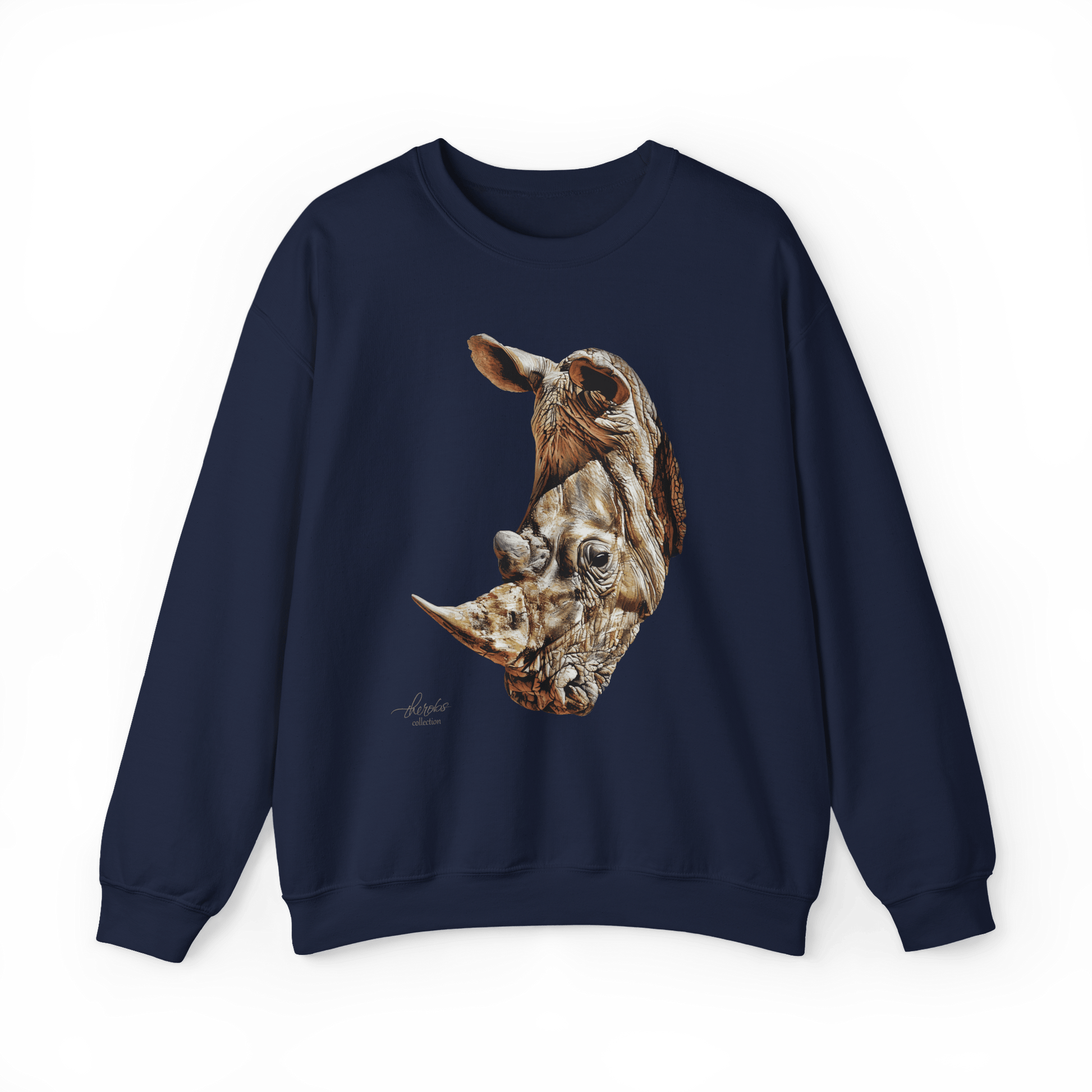 Rhinoceros Unisex Heavy Sweatshirt - HD Printing