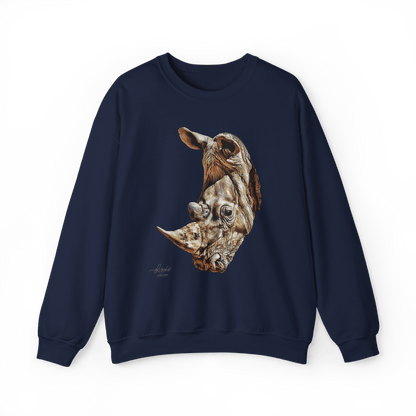 Rhinoceros Unisex Heavy Sweatshirt - HD Printing