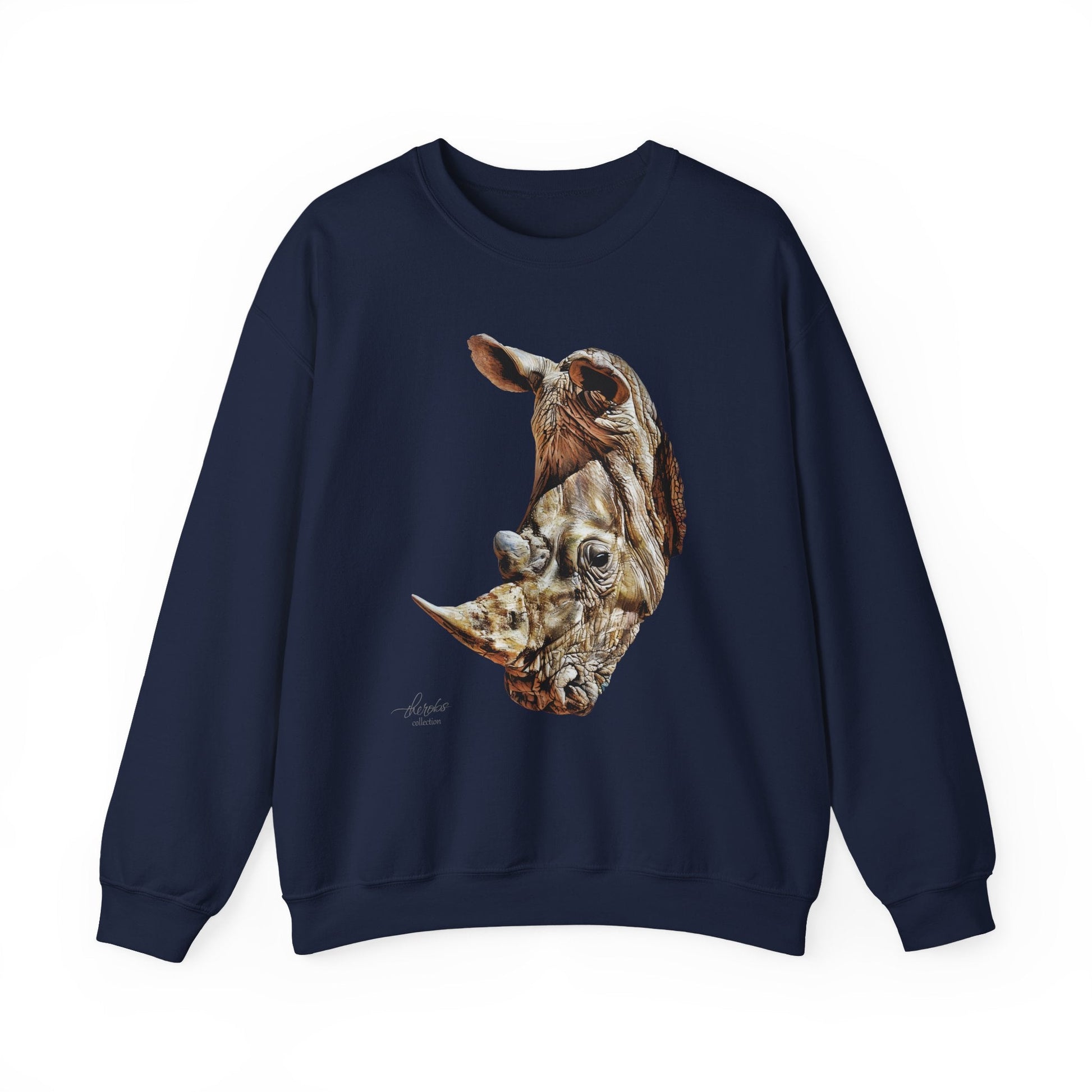 Rhinoceros Unisex Heavy Sweatshirt - HD Printing