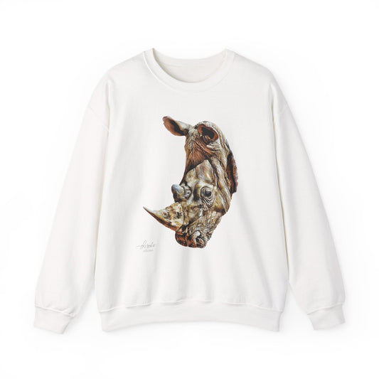 Rhinoceros Unisex Heavy Sweatshirt - HD Printing