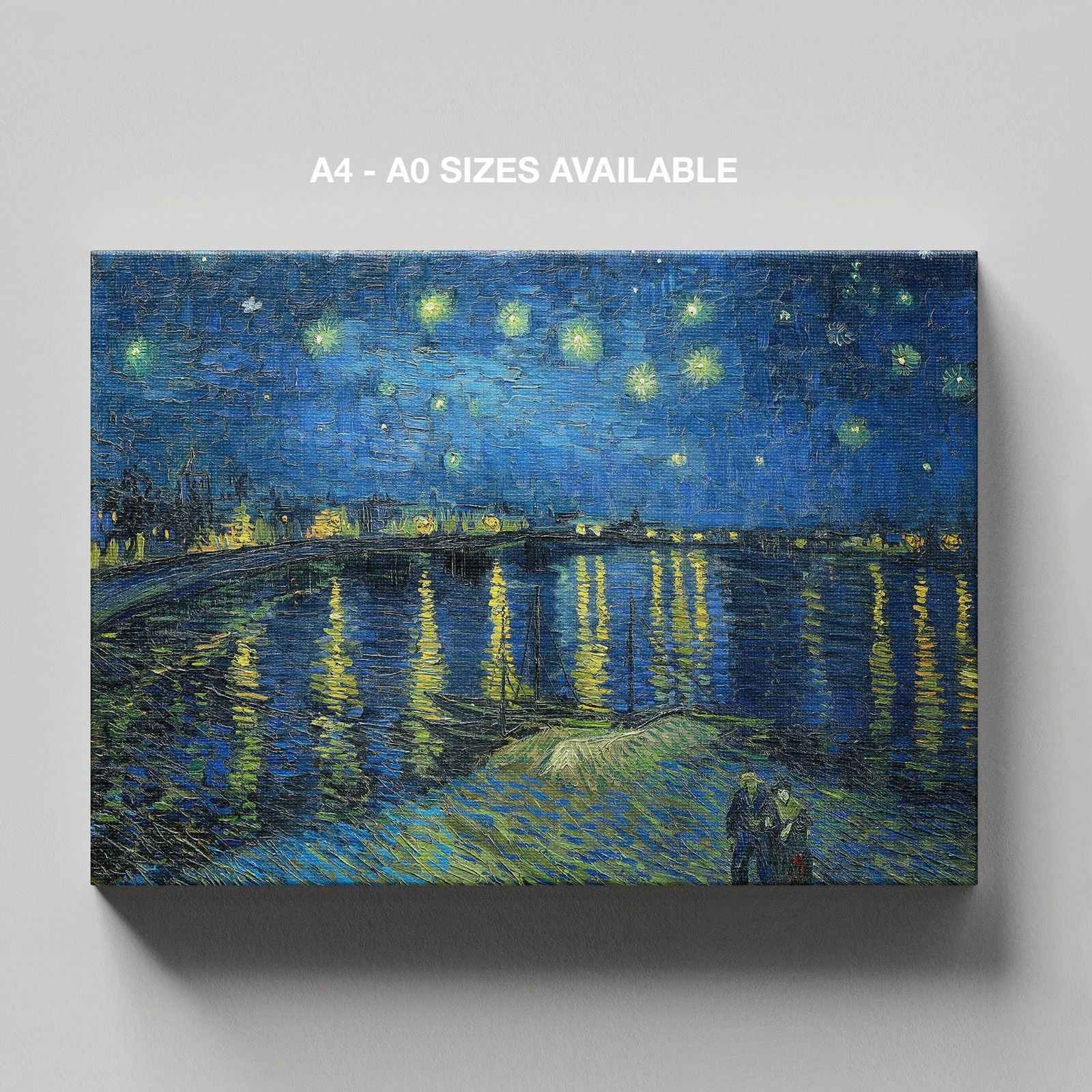 "Starry Night Over the Rhone" Canvas Print - HD Printing