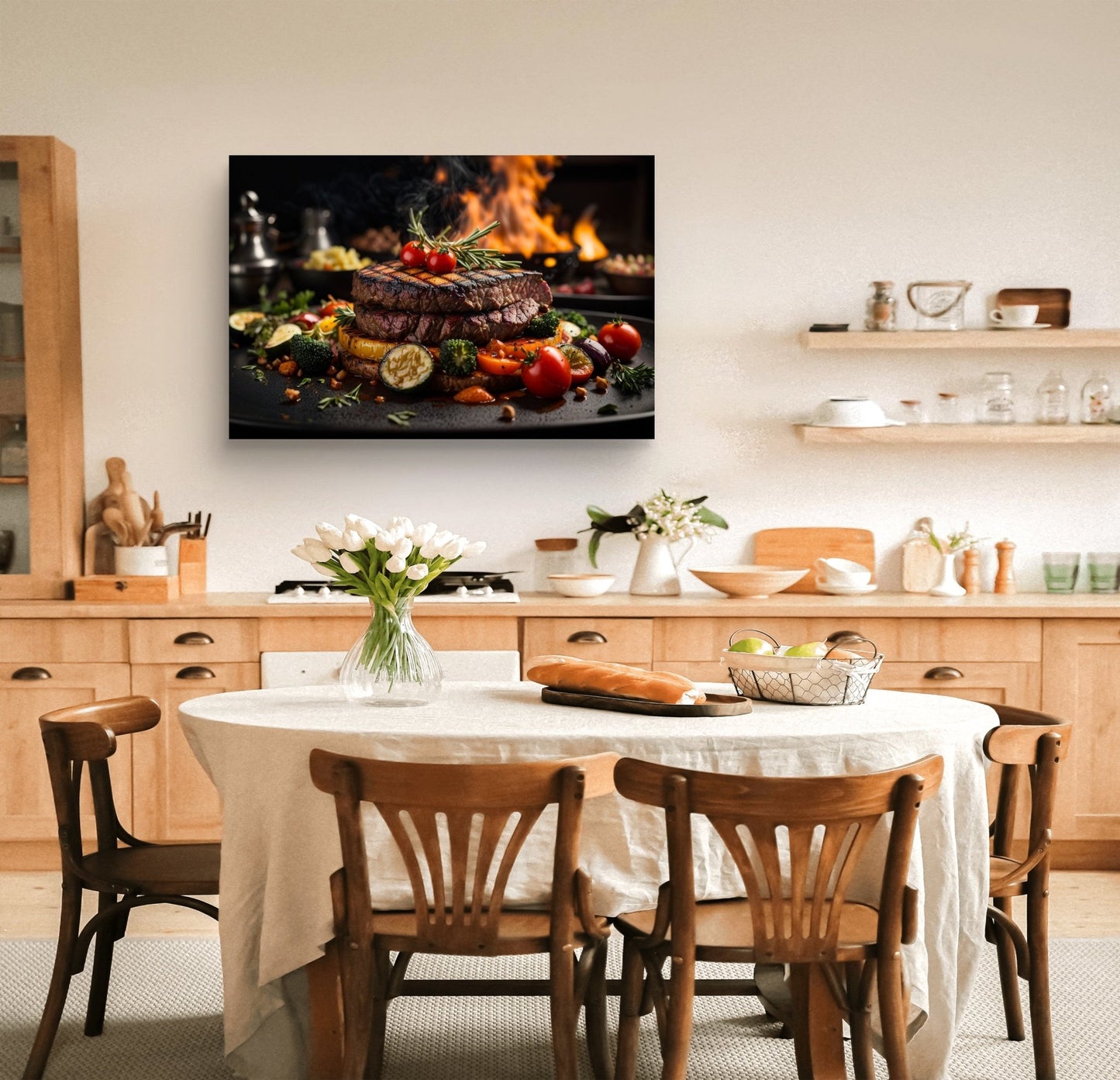 Steak Canvas Print - HD Printing