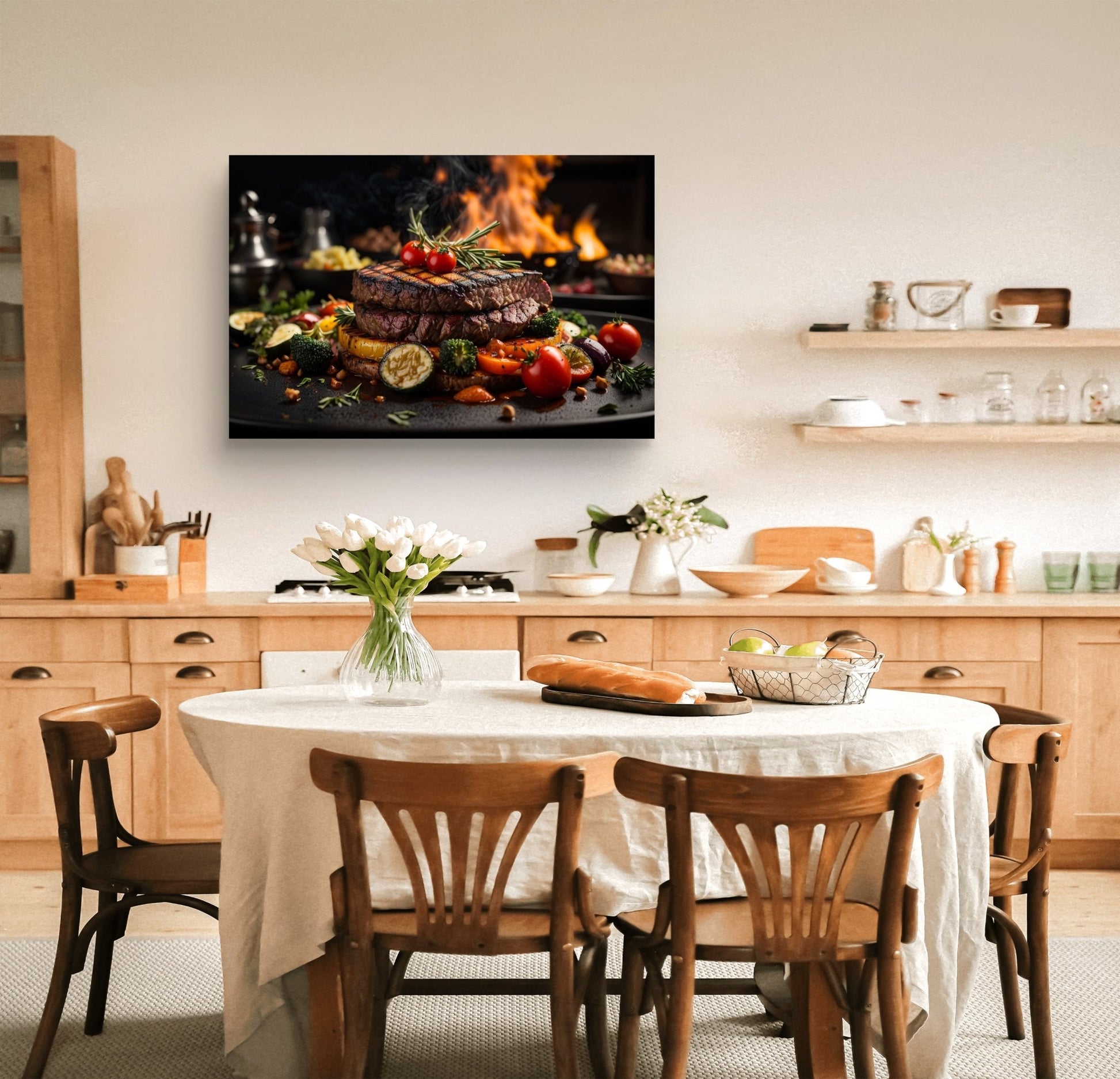 Steak Silk Poster - HD Printing