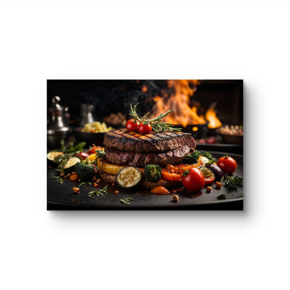 Steak Silk Poster - HD Printing